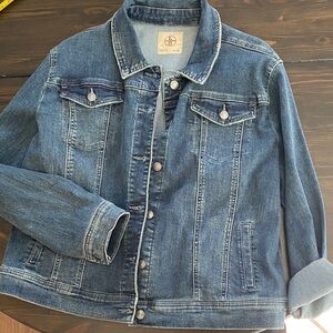 Lincoln Outfitters Stretch NWOT Cotton Denim Jacket Button Closure